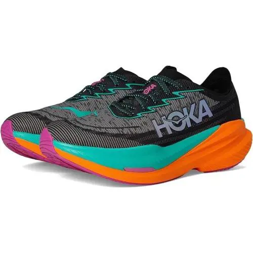 Hoka shoes - Hoka One One Mach 2 - black / electric aqua 4
