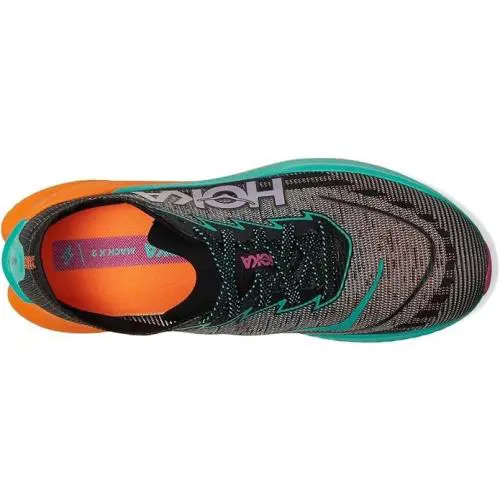 Hoka shoes - Hoka One One Mach 2 - black / electric aqua 1