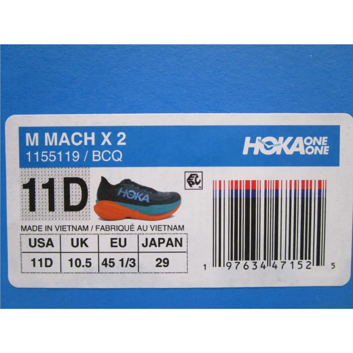 Hoka shoes - Hoka One One Mach 2 - black / electric aqua 5