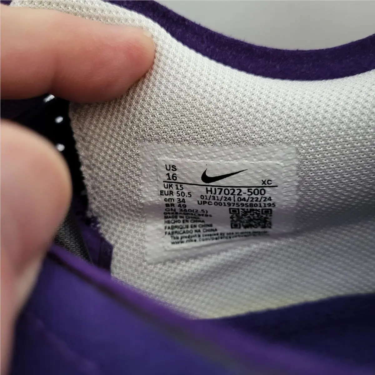 Nike shoes - Nike Air Zoom GT Cut 3 - HJ7022-500 - Purple (UPC: 197595800921) 2