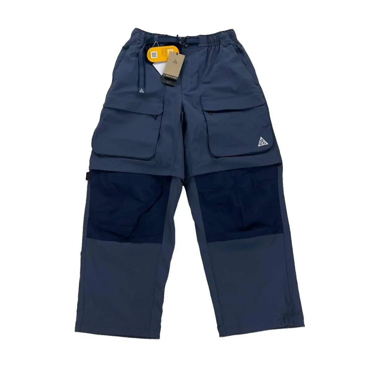 Acg Smith Summit Men`s Zip Cargo Pants Blue Mens Size S HV0591-437 by Nike