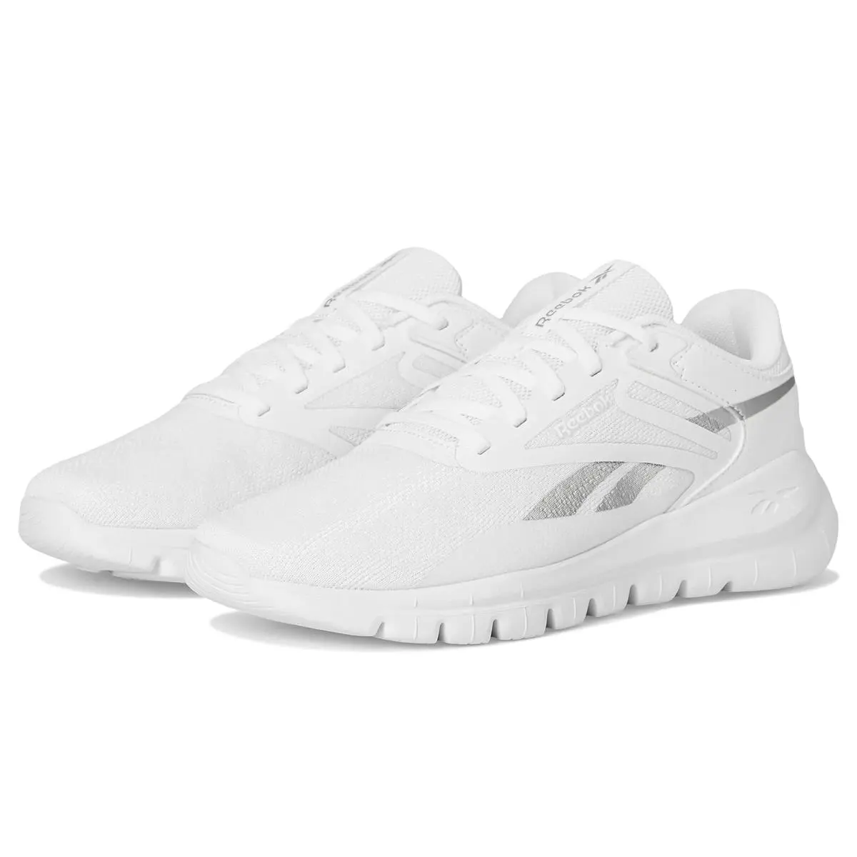 Reebok shoes - White/Silver Metallic 6