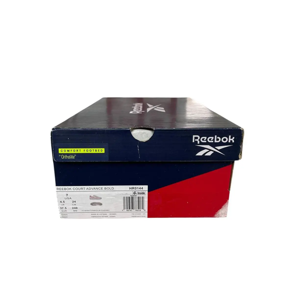 Reebok shoes - Reebok Court Advance Bold - Court Advance Bold - HR0144-100 - White (UPC: 195747765180) 8
