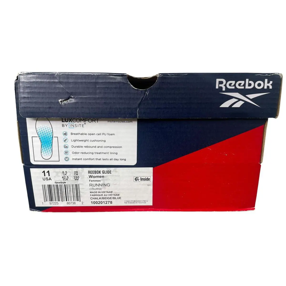 Reebok shoes - Reebok Glide Wide D - Glide Wide - LTD67 - White (UPC: 197323656776) 6
