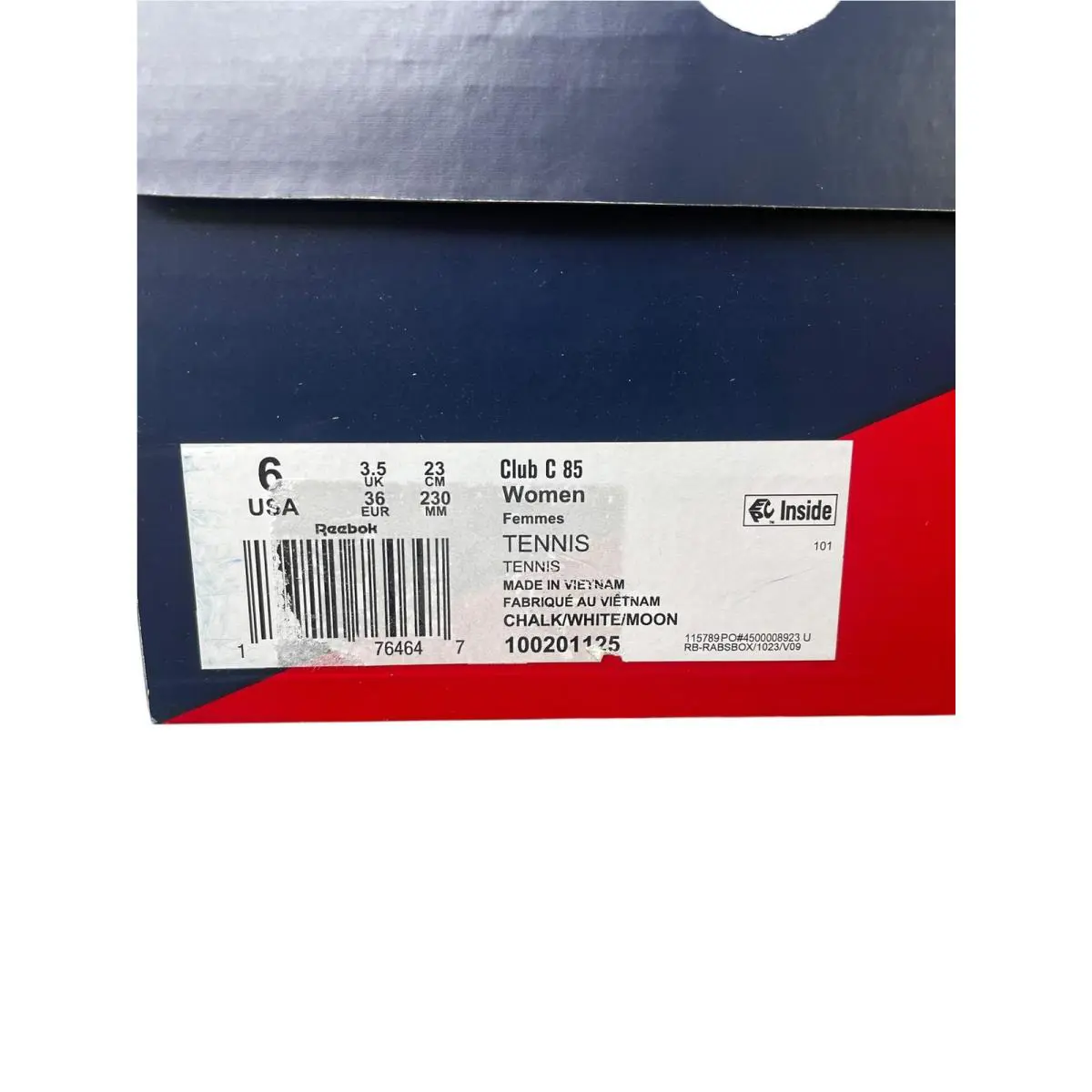 Reebok shoes - Club C 85 - Club - 100201125 - White (UPC: 197225764647) 10
