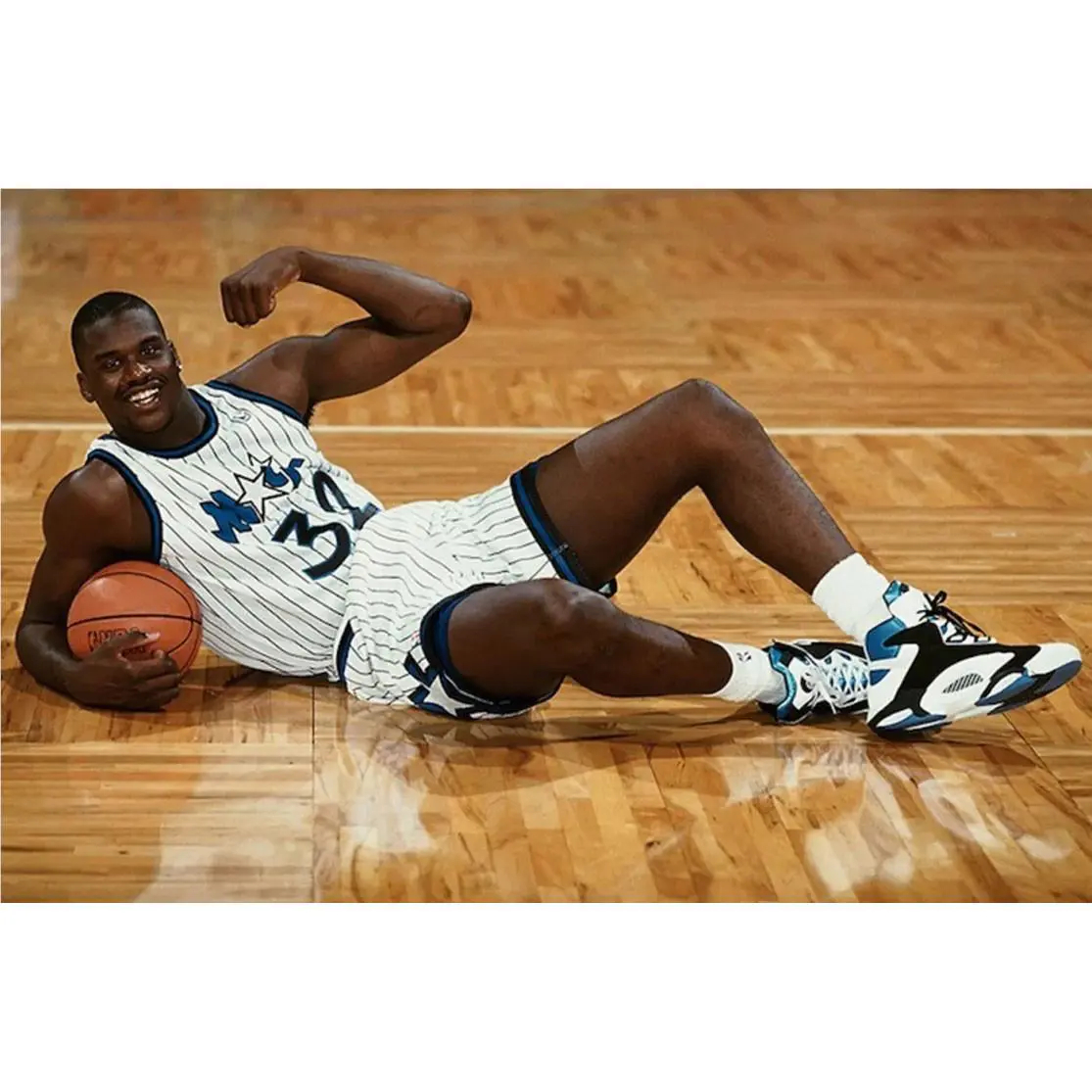 Reebok shoes - Reebok Shaq Attaq - Shaq Attaq - Black Azure -U65 - V55083 0