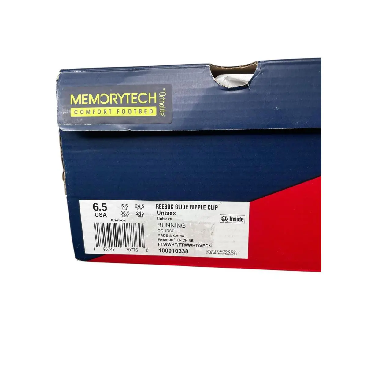 Reebok shoes - Glide Ripple Clip - Glide Ripple Clip - LTD38 - White (UPC: 195747707760) 9
