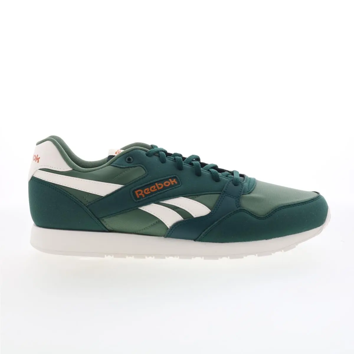 Reebok Ultra Flash Mens Green Canvas Lace Up Lifestyle Sneakers Shoes 13