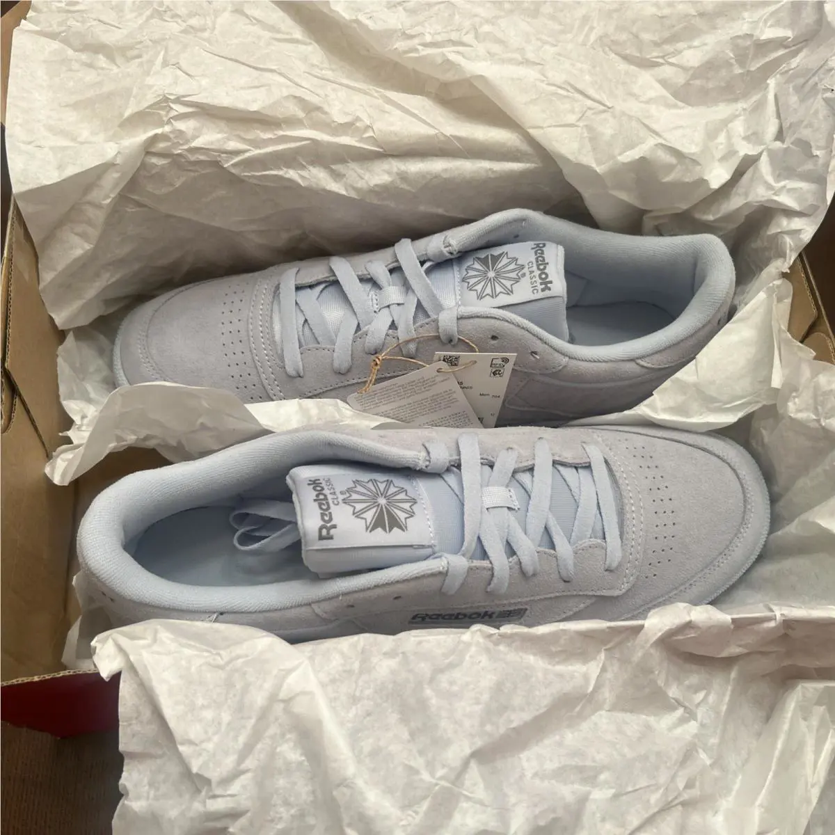 Reebok shoes - Club C 85 Suede - Club Suede - Pale Blue 8