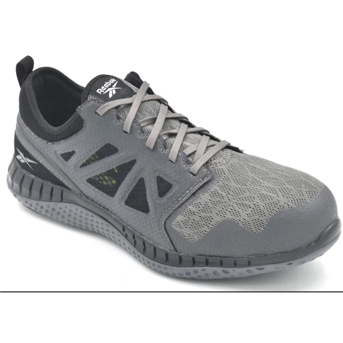Reebok Men`s Zprint Work Steel Toe Shoes RB4252 Size 13 M Athletic - Gray