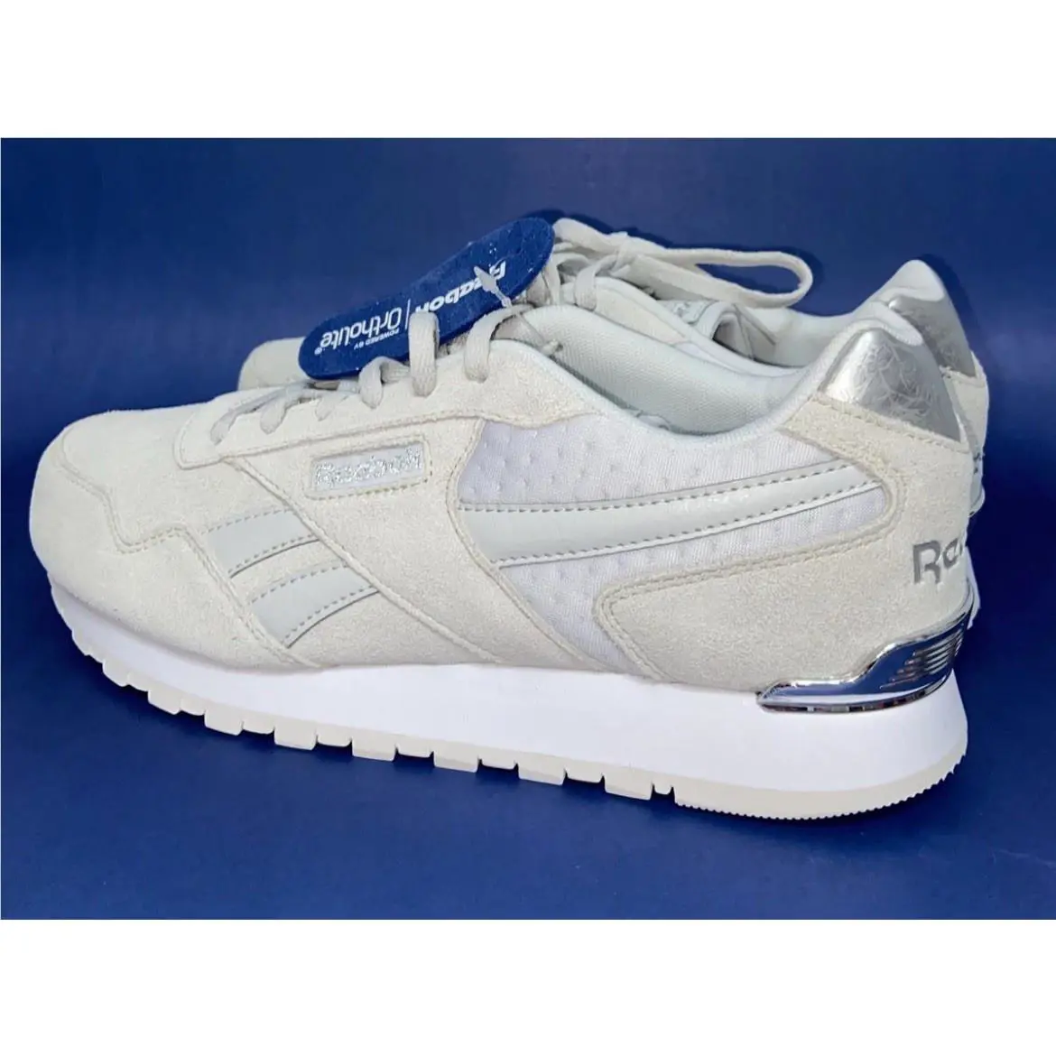 Reebok shoes - Reebok Harman Run Clip - Harman Run Clip - EG5802 - Cream White Silver (UPC: 193101596685) 10