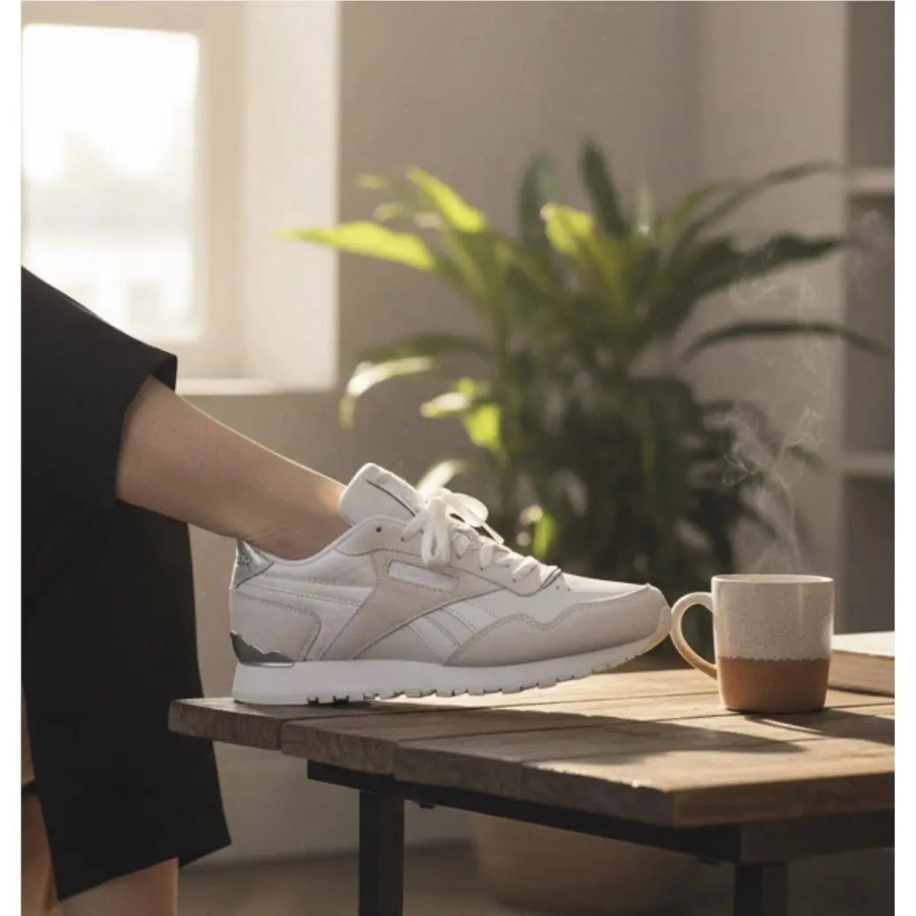Reebok shoes - Reebok Harman Run Clip - Harman Run Clip - EG5802 - Cream White Silver (UPC: 193101596685) 14