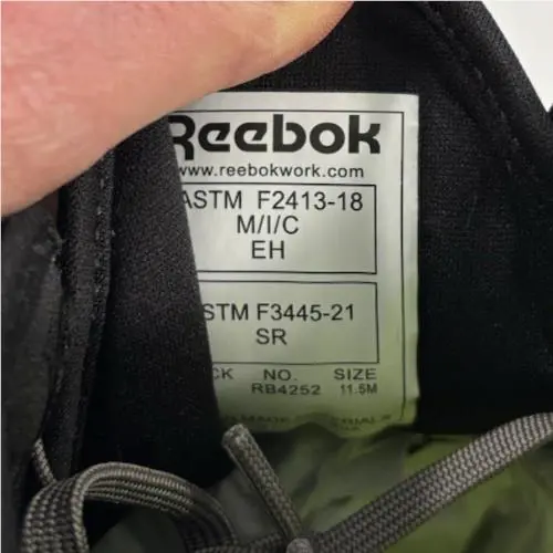 Reebok shoes - REEBOK RB4252 STEEL TOE ZPRINT WORK SHOES - RB4252 - Gray 5