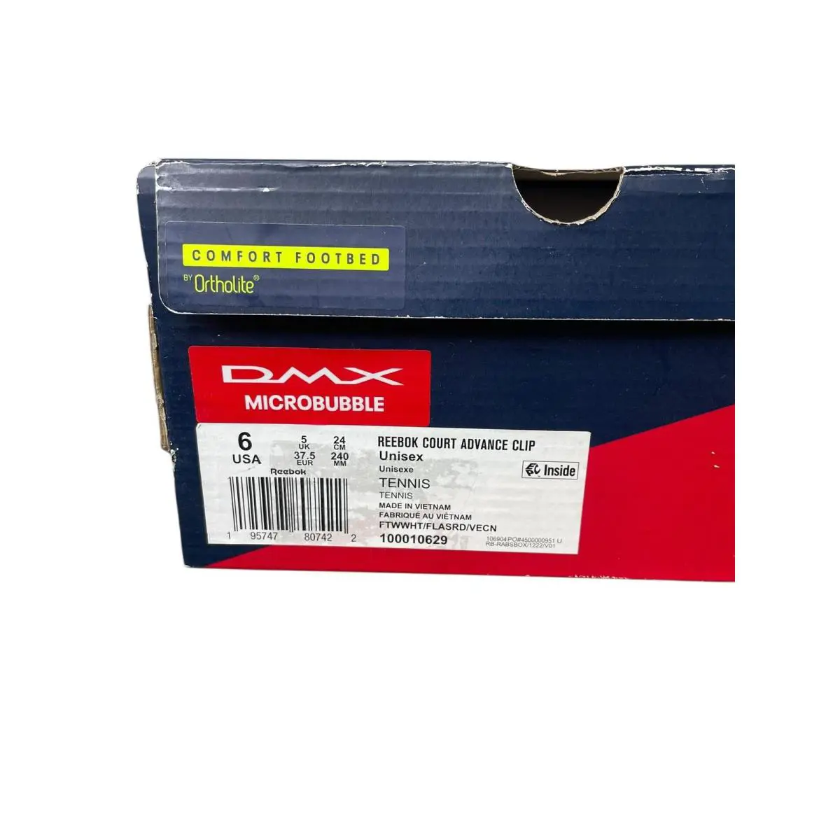 Reebok shoes - Court Advance Clip - Court Advance Clip - LTE43 - White (UPC: 195747807422) 10