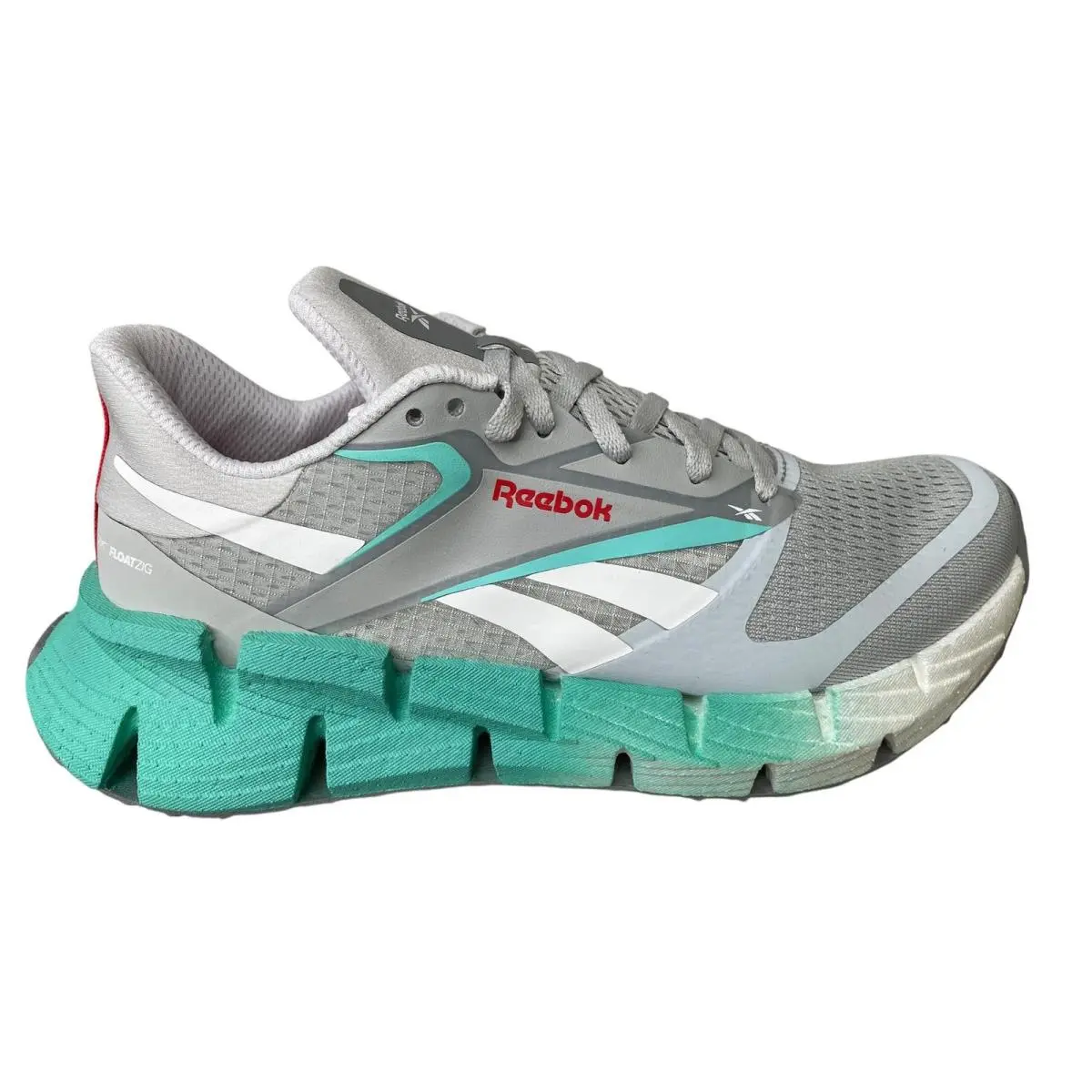 Reebok Women Running Sneaker Training Floatzig 1 100210242 Grey Aqua Size 7 M