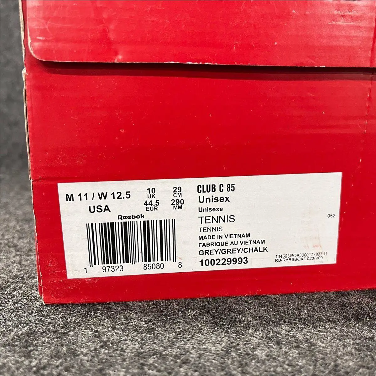 Reebok shoes - VS182673 - vs-182673 - Gray (UPC: 197323850808) 5