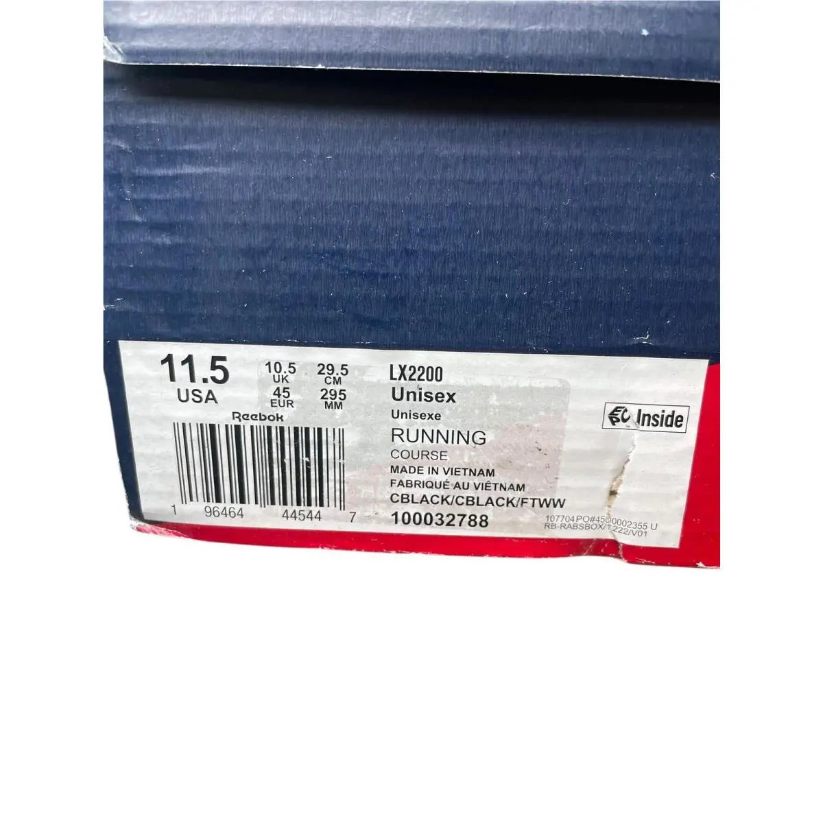 Reebok shoes - LX2200 - LZO46 - Black (UPC: 196464445447) 9