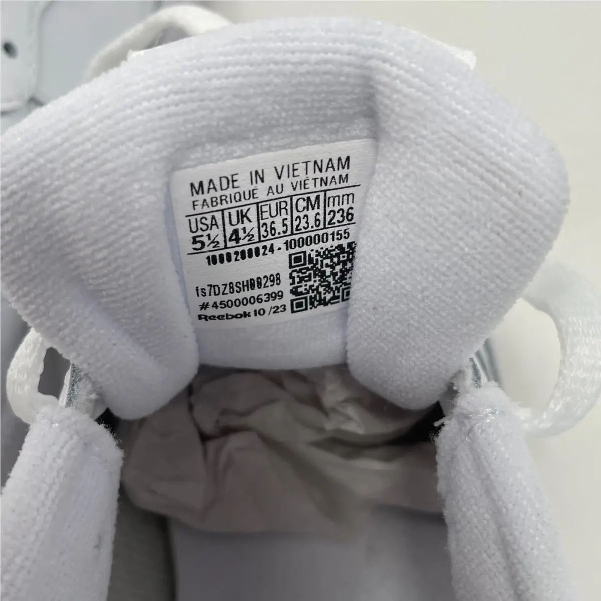 Reebok shoes - Club C 85 Vintage - Club Vintage - 71733 - White (UPC: 191984308081) 6