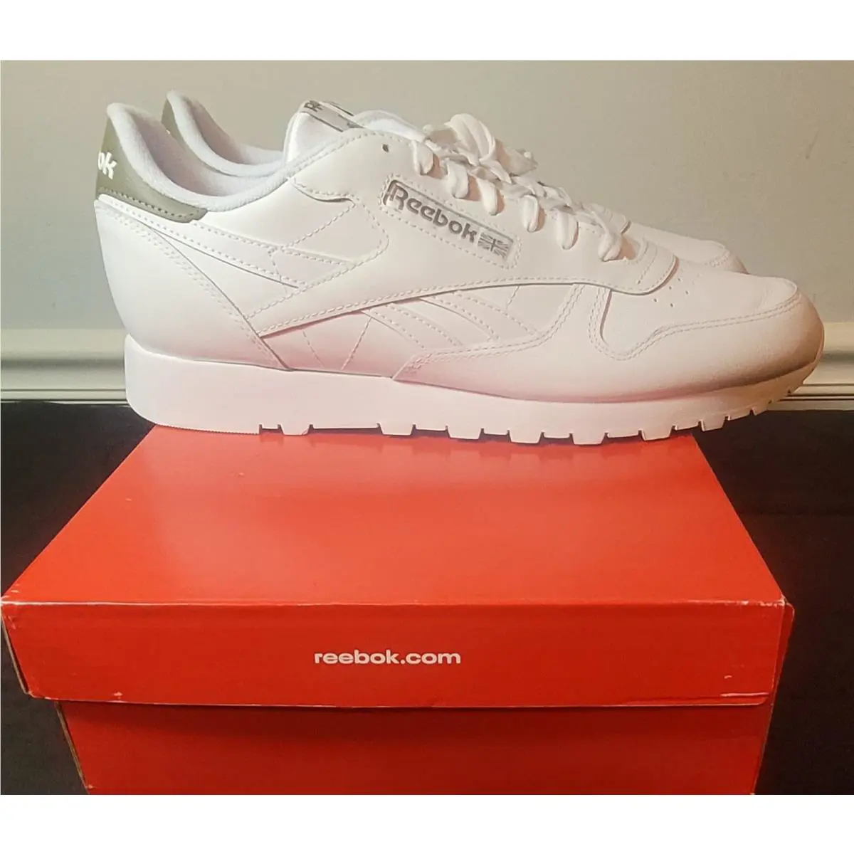 Reebok shoes - Reebok Classic Leather - Classic Leather - White, Manufacturer: White/White/Gritty Grey 2