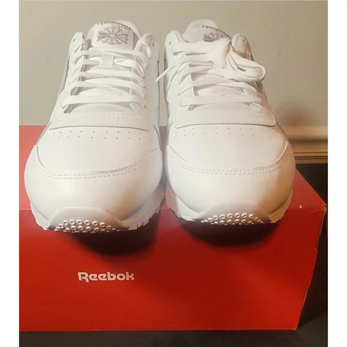 Reebok shoes - Reebok Classic Leather - Classic Leather - White, Manufacturer: White/White/Gritty Grey 3