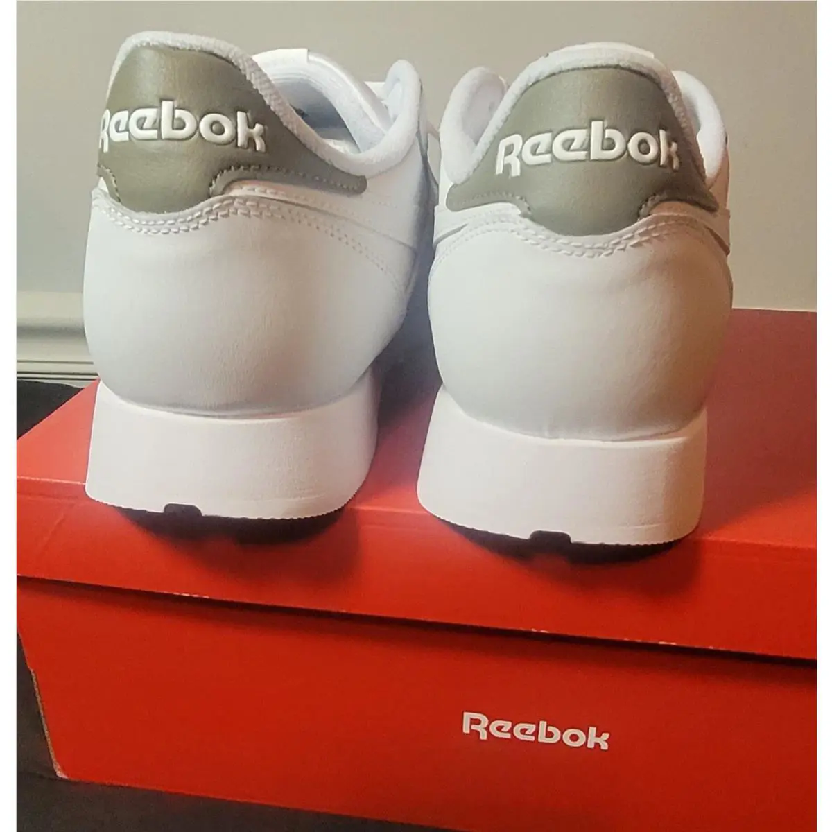 Reebok shoes - Reebok Classic Leather - Classic Leather - White, Manufacturer: White/White/Gritty Grey 4