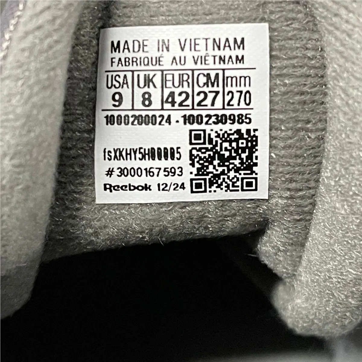 Reebok shoes - VS182678 - vs-182678 - Gray (UPC: 197323853830) 1