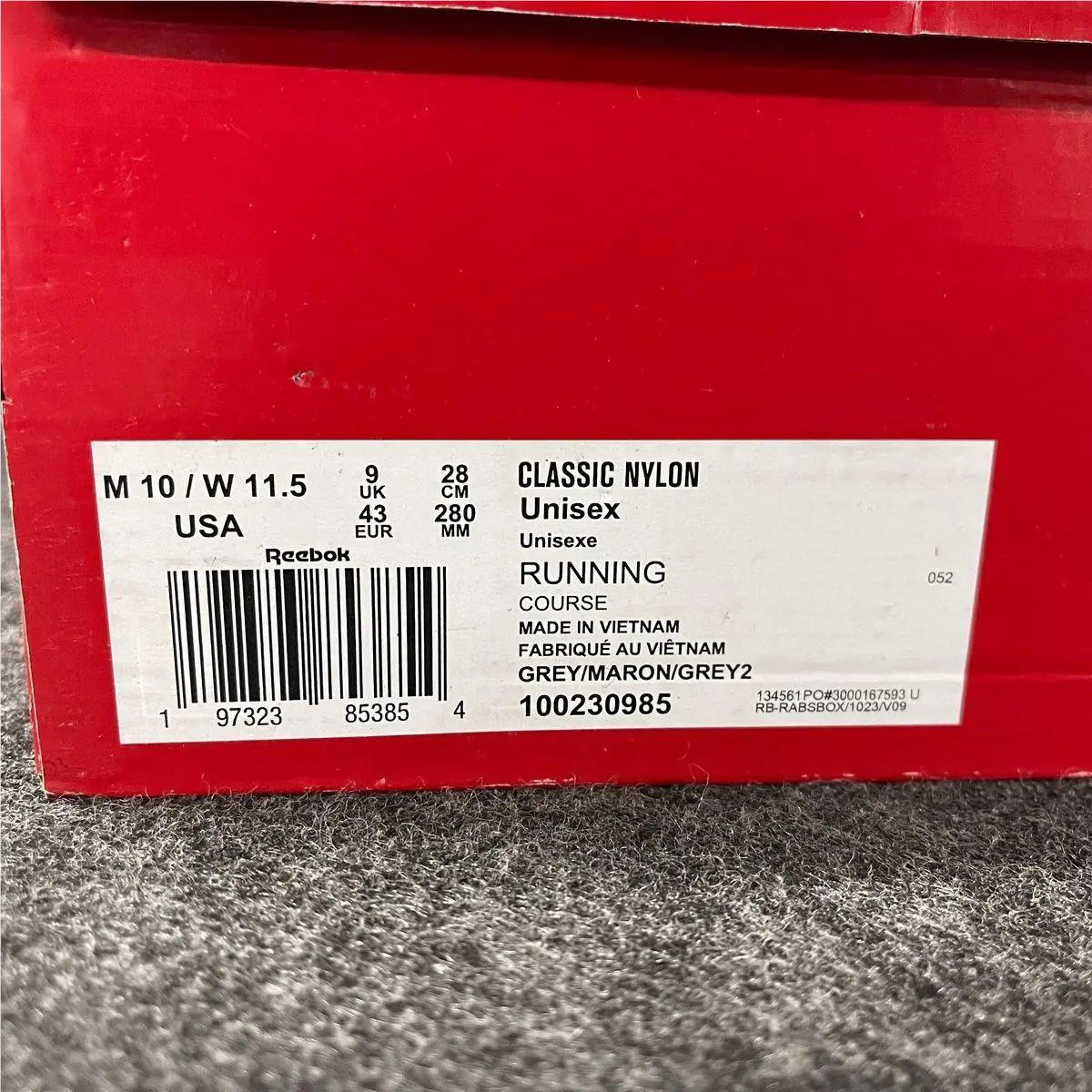 Reebok shoes - VS182675 - vs-182675 - Gray (UPC: 197323853854) 5