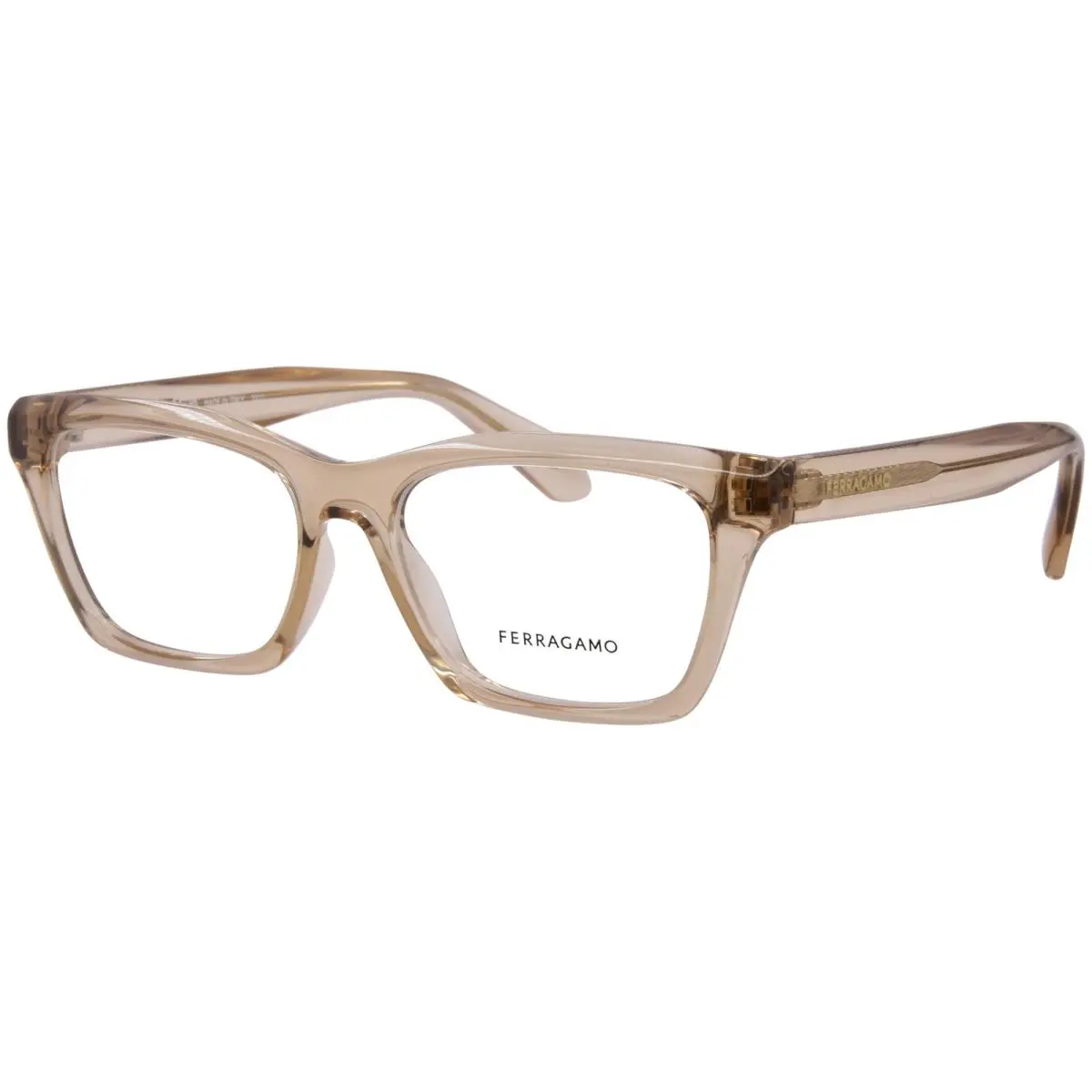 Salvatore Ferragamo SF2986 259 Eyeglasses Women`s Beige Full Rim Rectangle 53mm