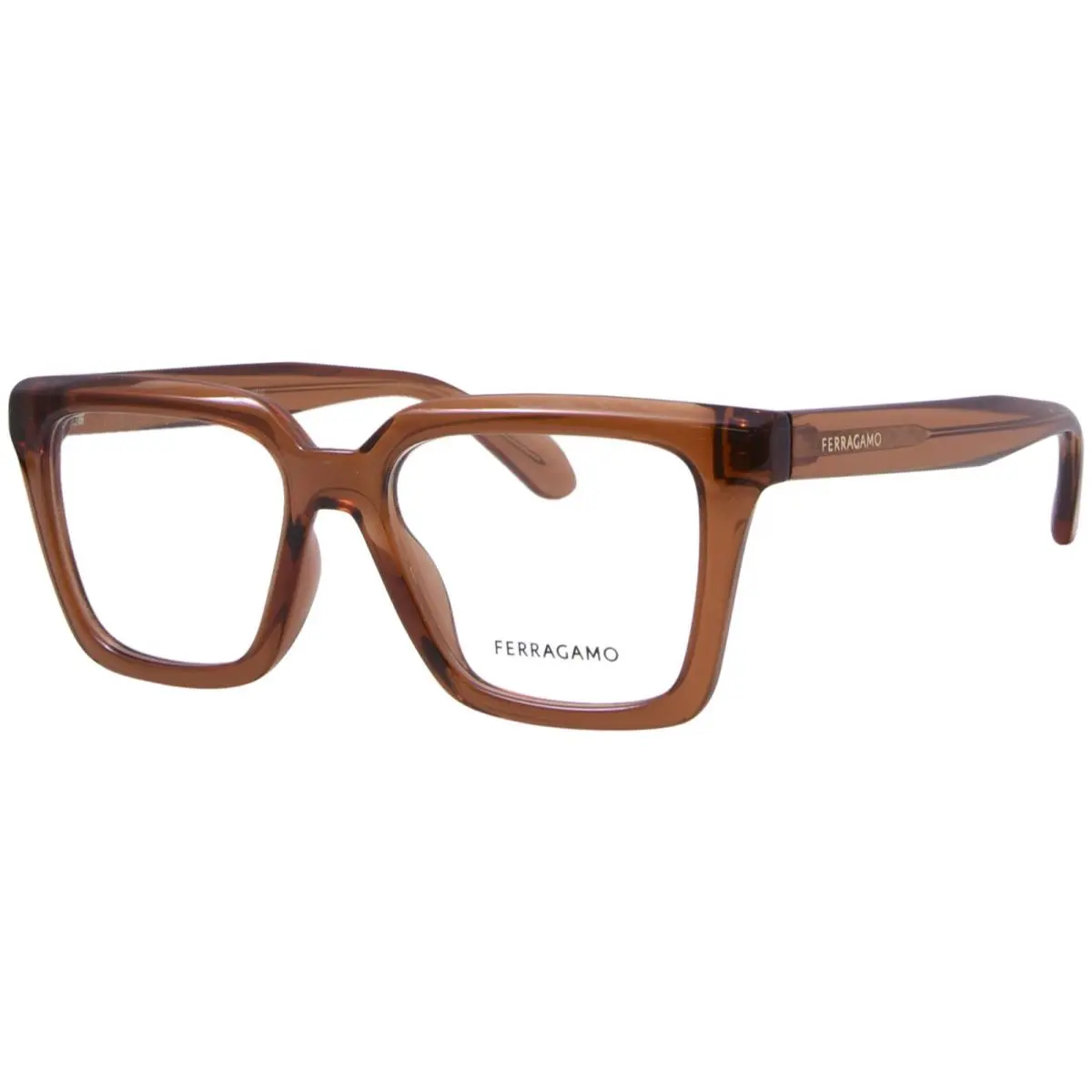 Salvatore Ferragamo SF2985 261 Eyeglasses Frame Women`s Caramel Full Rim 52mm