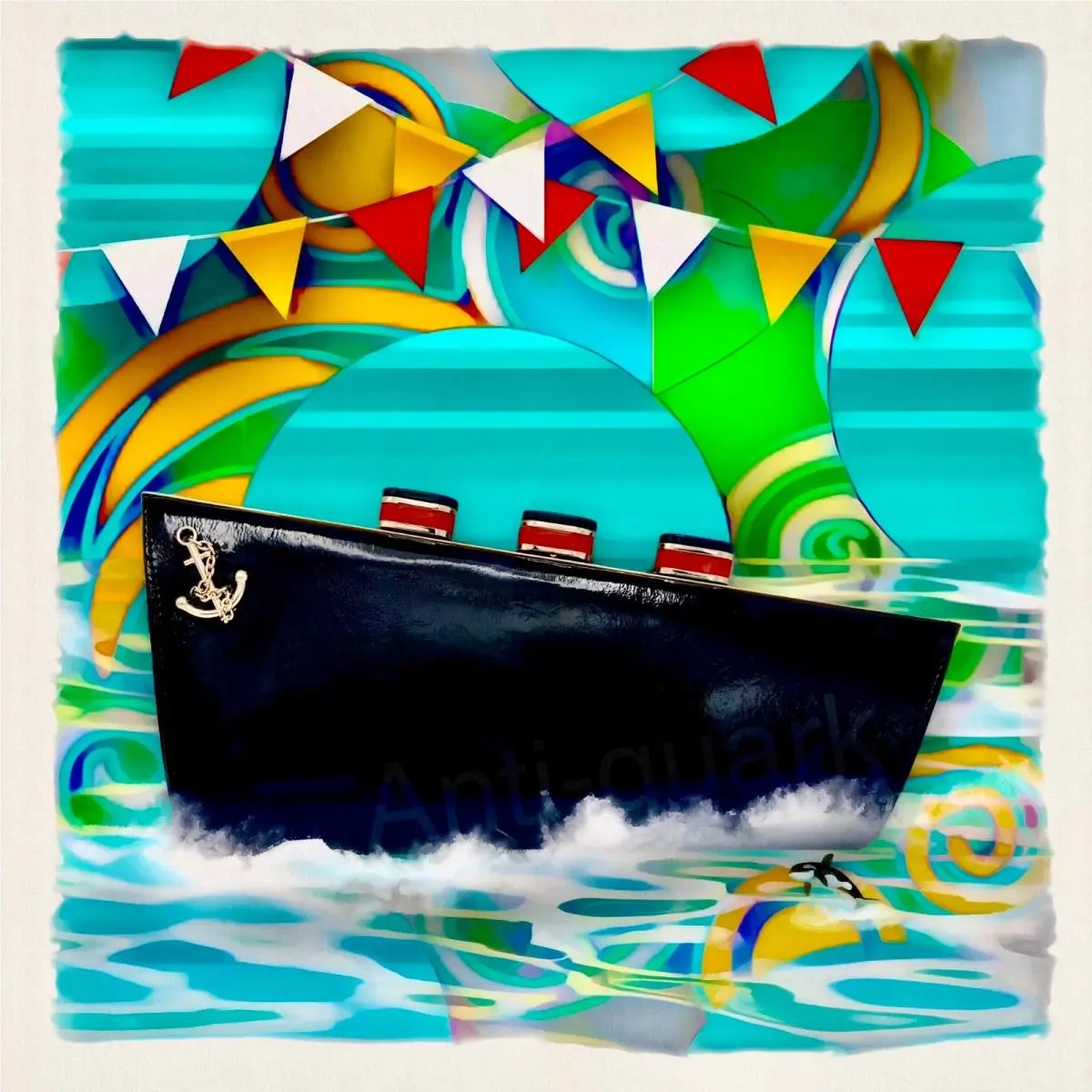 Kate Spade All Aboard Cruise Ship Boat Clutch Bag Discount