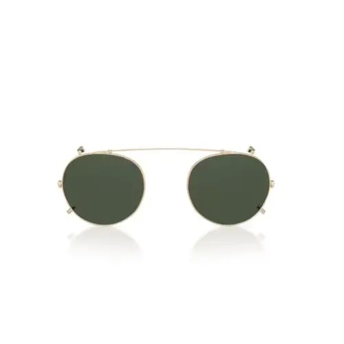 Oliver Peoples 0OV5186CM - Gregory Peck Clip 50359A Gold/G15 Polar Men`s Clip-on