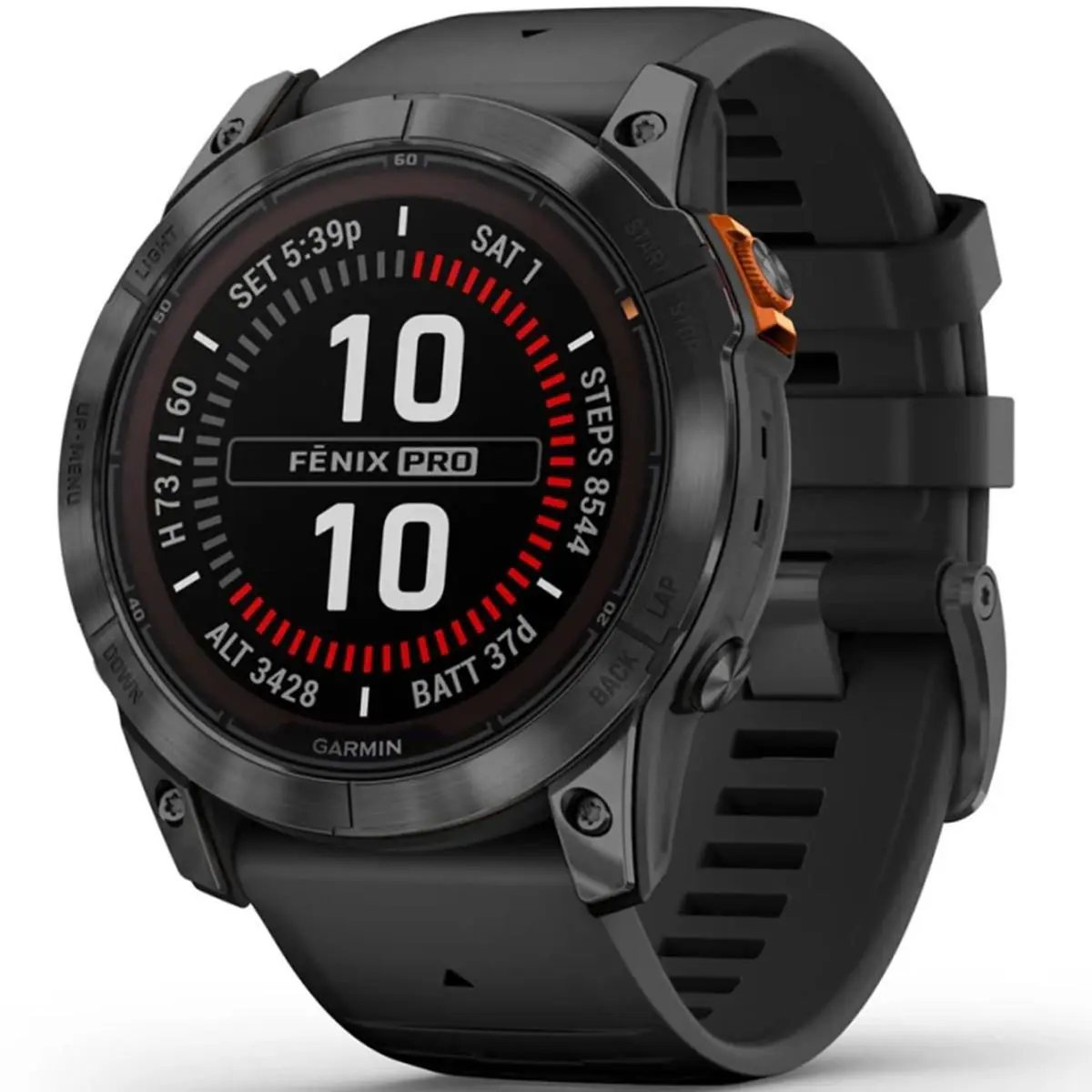 Fenix 7X Pro Solar Edition 51mm Gps Smartwatch Slate Gray with Black Ban by Garmin