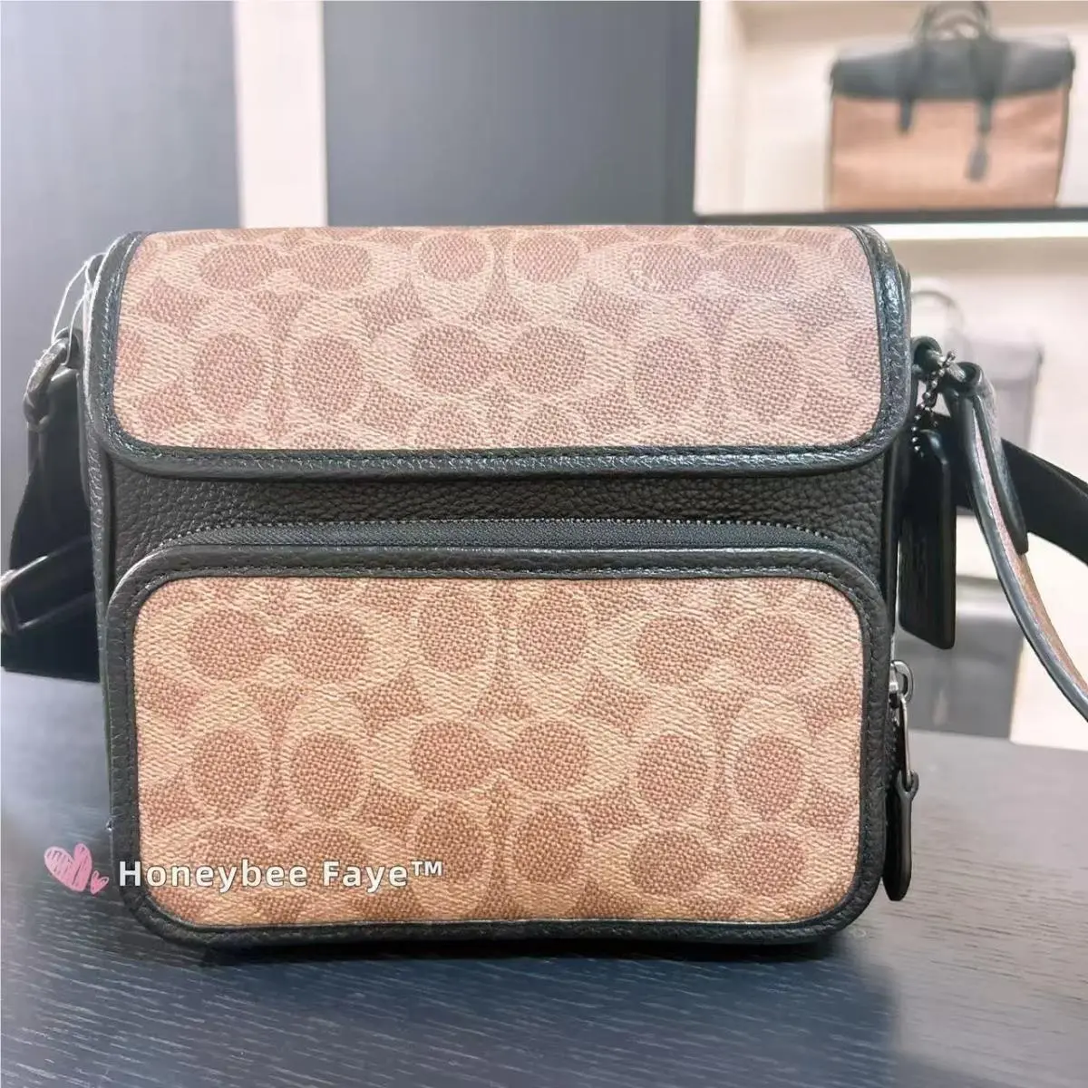 Coach CZ396 Sullivan Flap Crossbody Bag In Signature Canvas