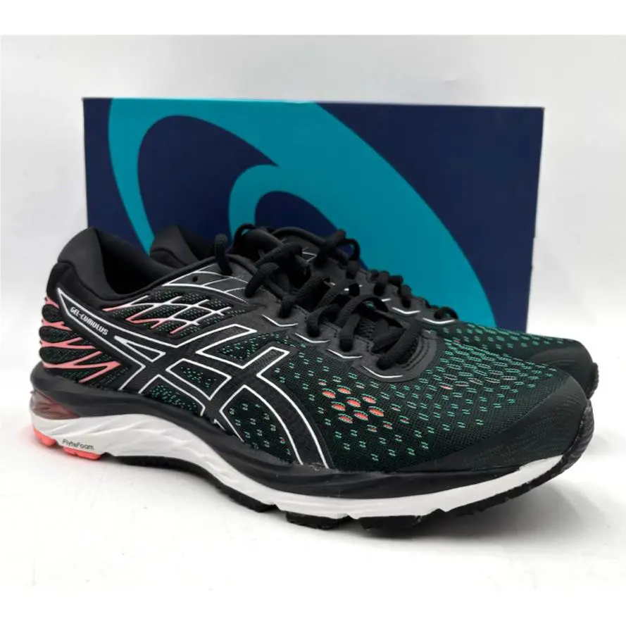 Asics Gel-cumulus 21 Sun Coral Women`s Running Shoe Black Multiple Sizes