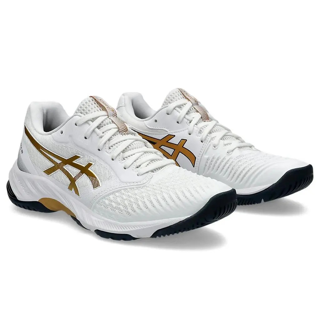 Asics shoes - ASICS Netburner Ballistic - Netburner Ballistic - 1052A069-110 - White Pure Gold (UPC: 197298361316) 0