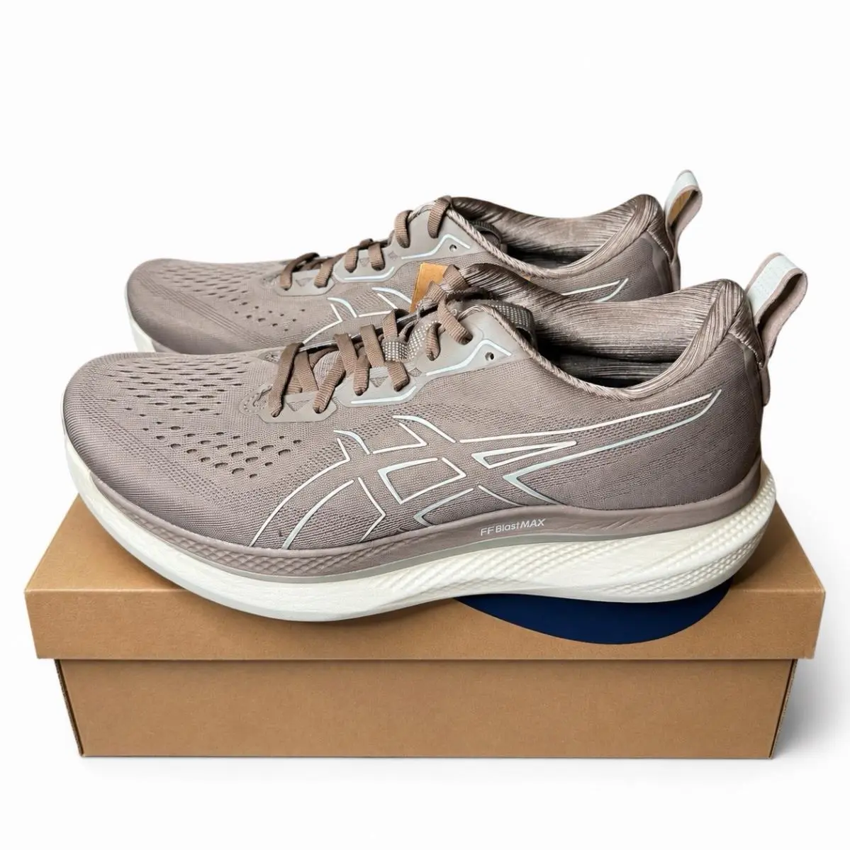 Asics Glideride Max Taupe Grey 1011B891-020 Men’s Size 13 Running Shoes - Taupe Grey
