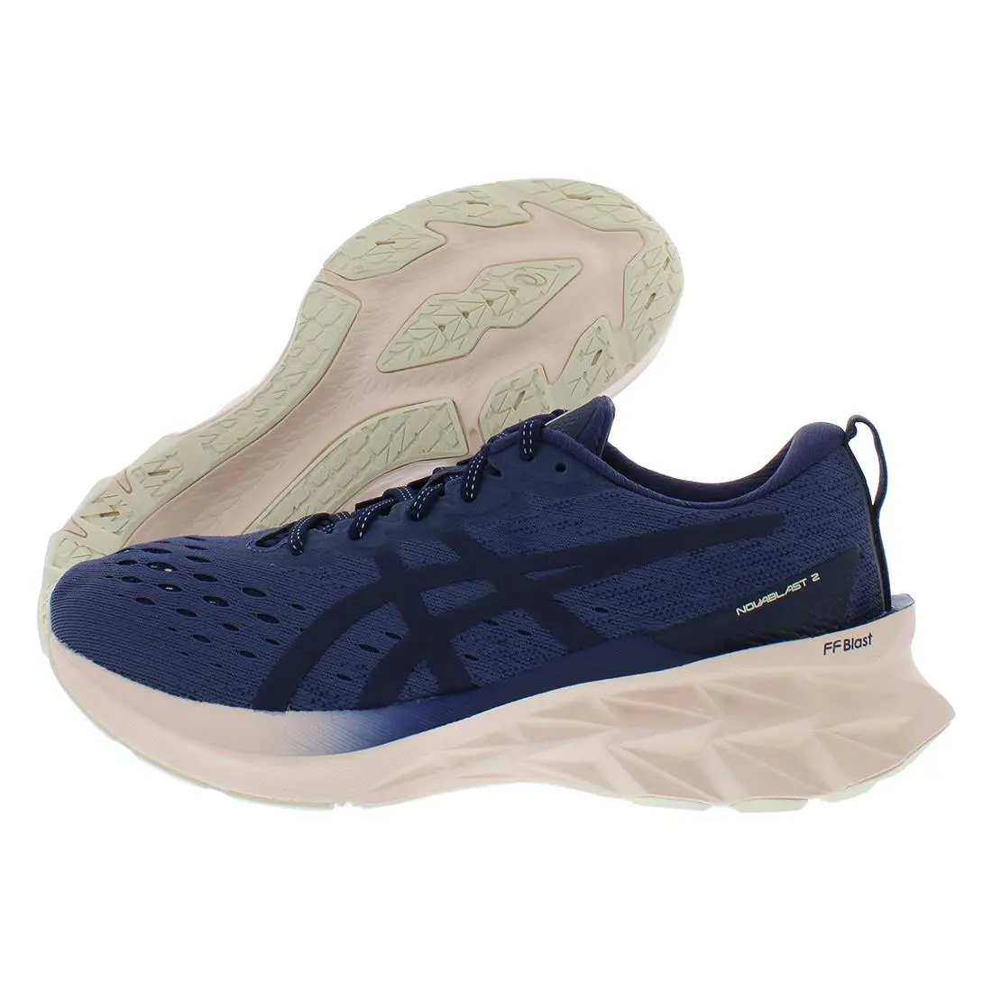 Asics Novablast 2 Sps Mens Shoes Size 6 Color: Thunder Blue/pearl Pink