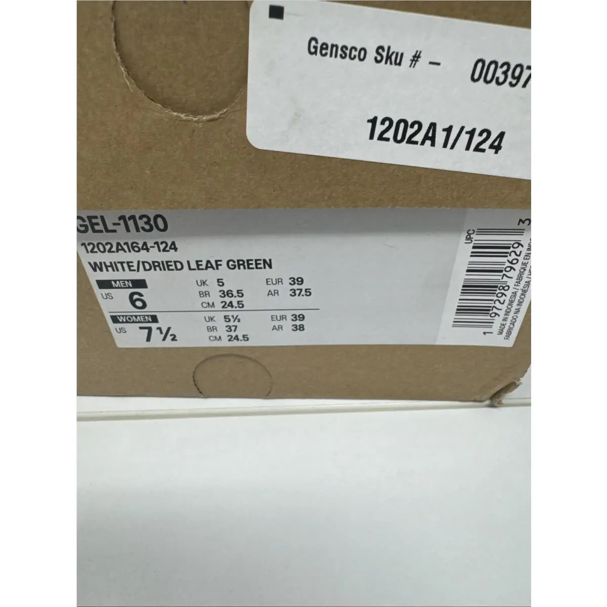 Asics shoes - ASICS 1130 - 1202A164-124 - White/Dried Leaf Green (UPC: 0197298796293) 8