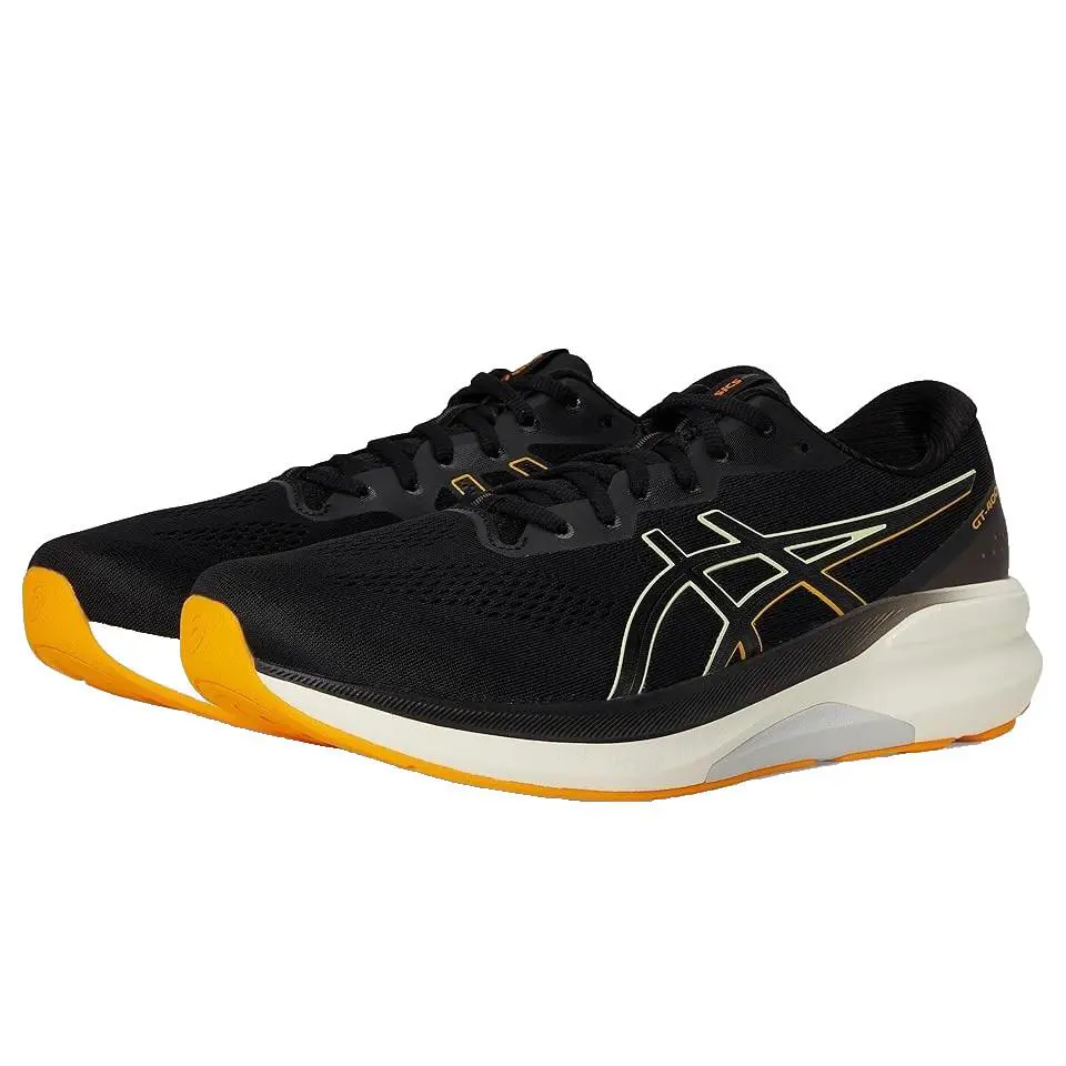 Asics GT-4000 4 Lite Truss Sneaker Running Shoes Black/amber Mens 14