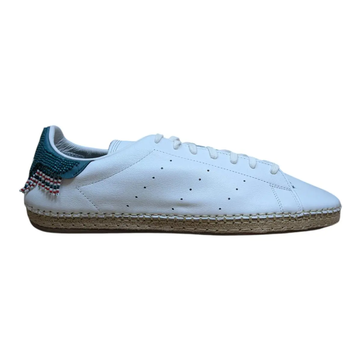 Adidas Unisex Clot Stan Smith Beaded Sneaker - White - US Sizes - JR9373 - White