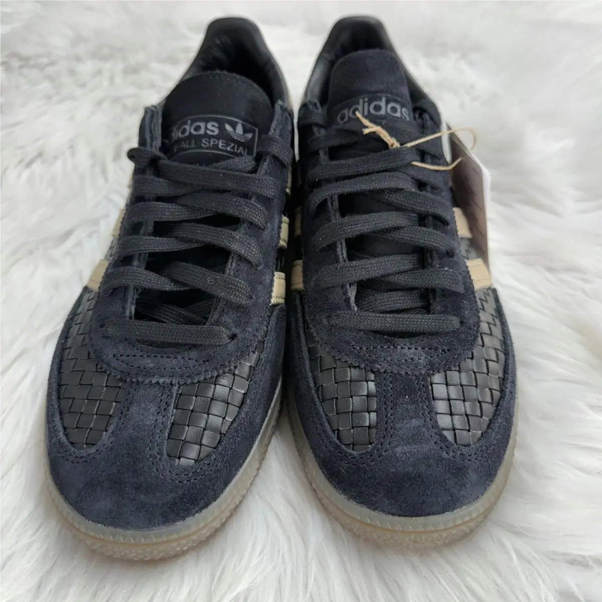 Adidas shoes - Handball Spezial Basket Weave Black Trace Khaki - KI8688 - Black 2