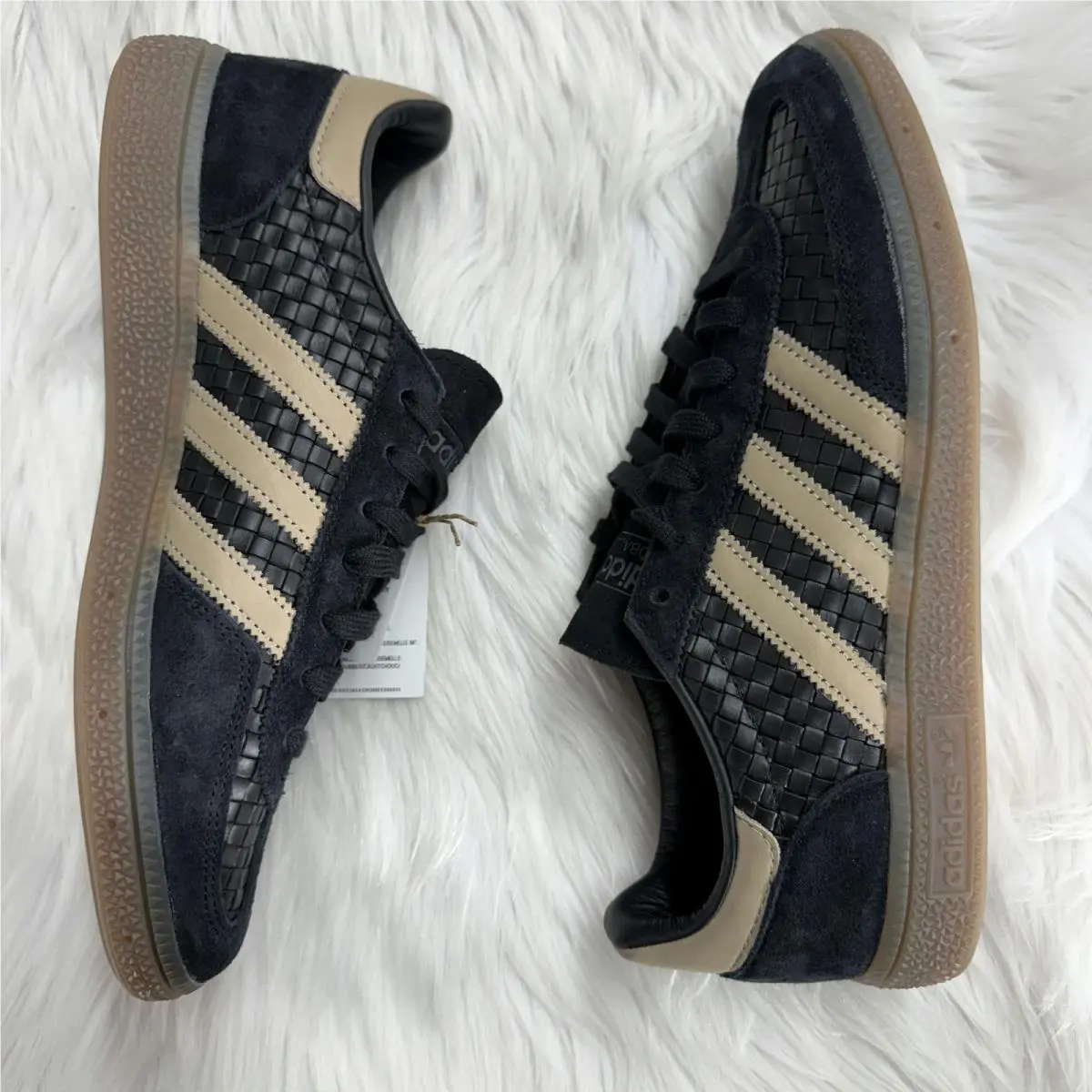 Adidas shoes - Handball Spezial Basket Weave Black Trace Khaki - KI8688 - Black 6