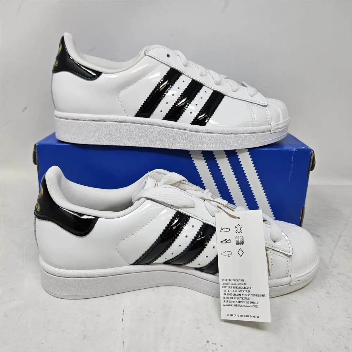 Adidas shoes - adidas Superstar - Superstar - JS4010 - White / Black / Gold (UPC: 197621493486) 0