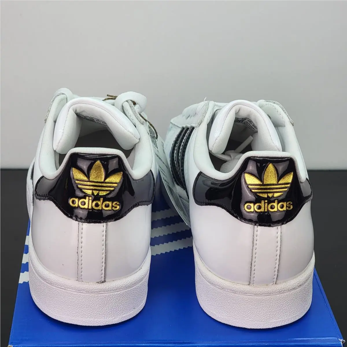 Adidas shoes - adidas Superstar - Superstar - JS4010 - White / Black / Gold (UPC: 197621493486) 4