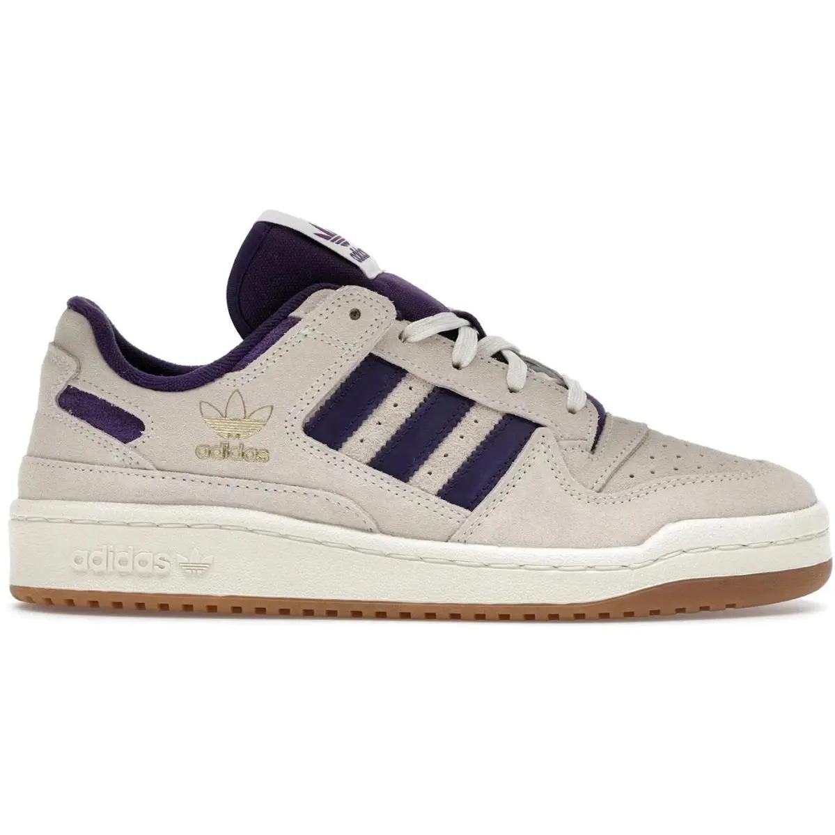 Adidas Forum Low CL Mens Size 12 Violet Gum Shoes Sneakers JS1099