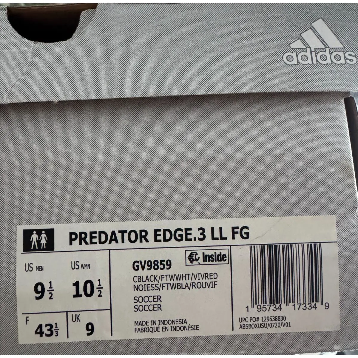 Adidas shoes - Adidas Predator Edge.3 FG - Predator - GV9859 - Black 7