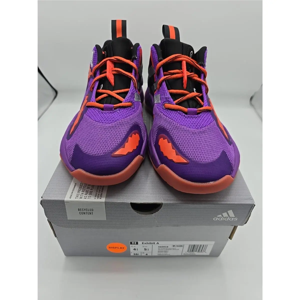 Adidas Exhibit A `actpur/silvmt/red` H690018 Men`s Size 4.5