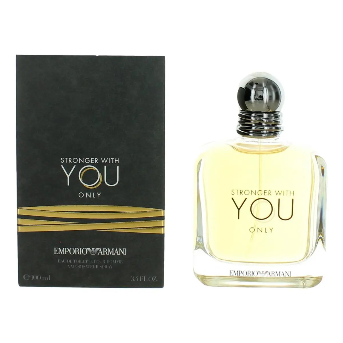 Stronger with You Only by Emporio Armani 3.4 oz Edt Spray For Men