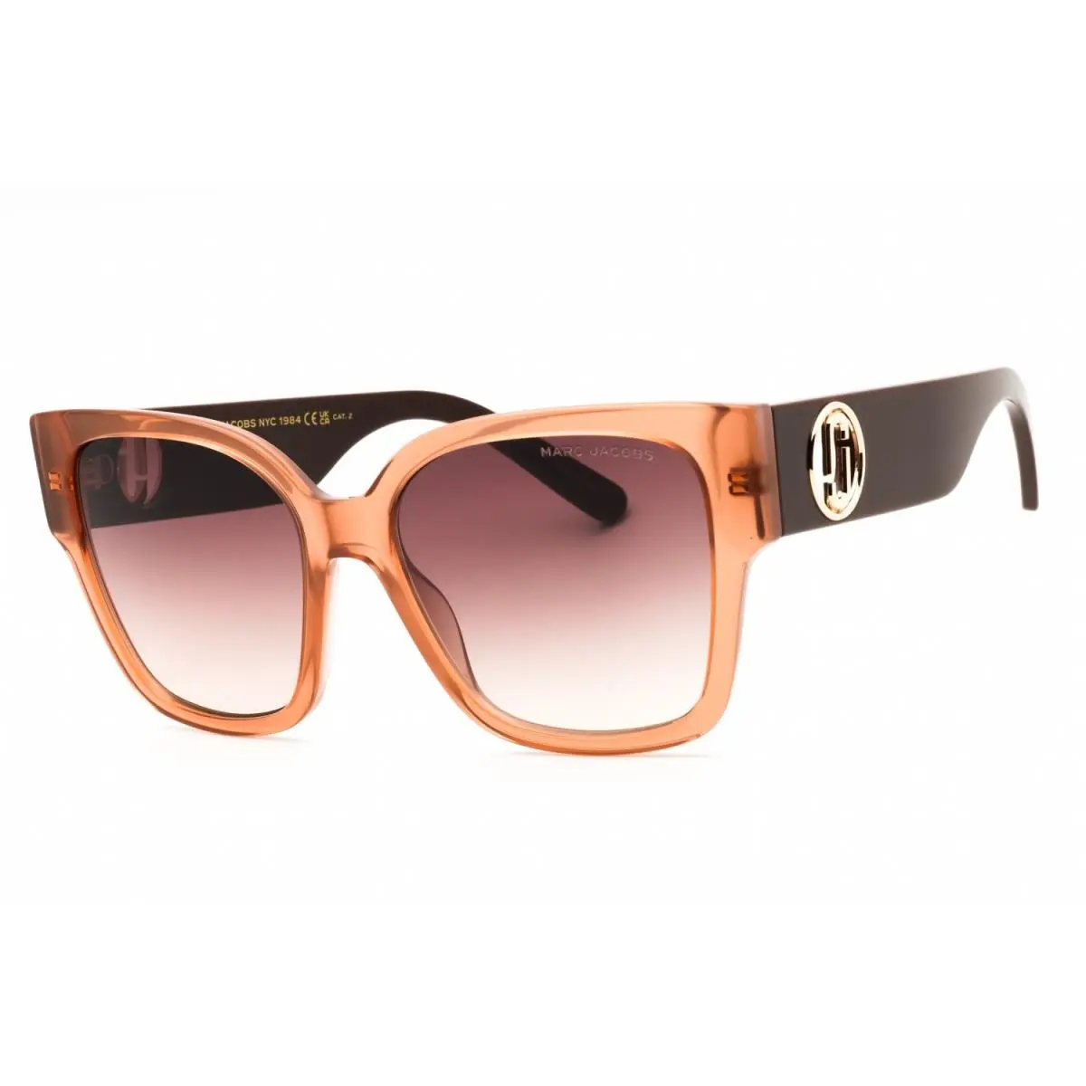 Marc Jacobs Marc 698/S-02LF HA Sunglasses 54mm - Frame: Pink, Lens: BROWN SF