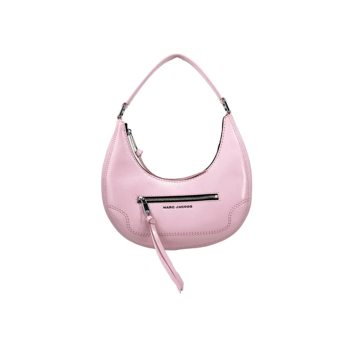 Marc Jacobs Cruiser Small Crescent Crinkle Leather Bag